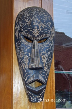 Picture, African, Mask, Masks of, Ghana, Africa,